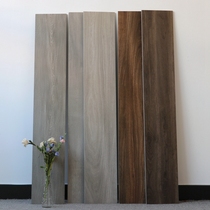 Nordic Wind Through Body Wood Grain Brick 200x1200 Living-room Bedroom Imitation Solid Wood Flooring Brick Long Strip Tile Imitation Ancient Brick