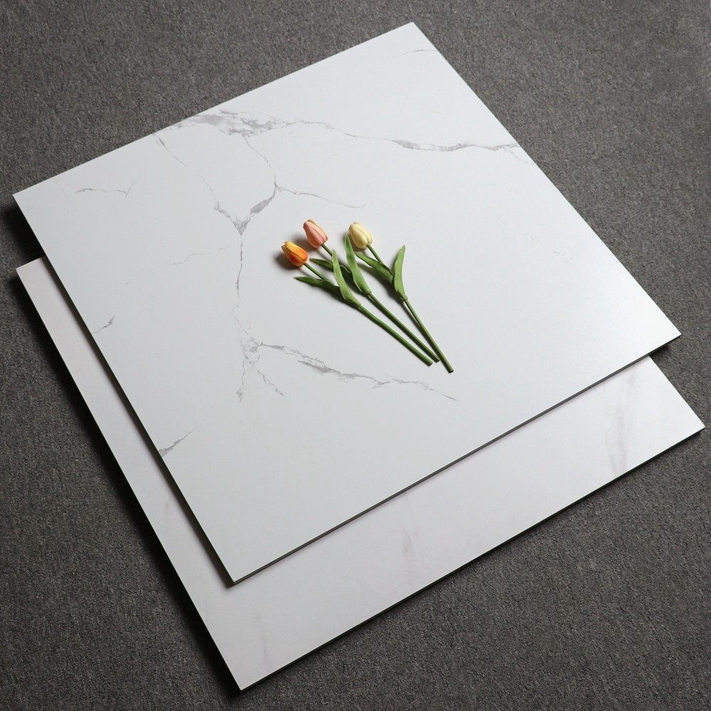 Living room floor tile 800*800 Jazz white anti-brick clothing store mall Carrab600X600 anti-slip floor tile