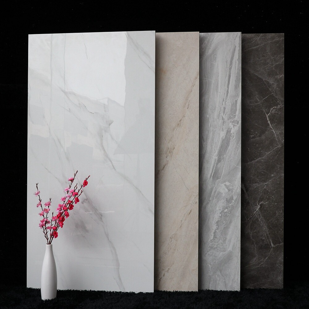 Bright Light Through Body Marble 600x1200 Full Porcelain Large Plate Tile Hotel Living Room Anti-Slip Wear and tiles polished brick