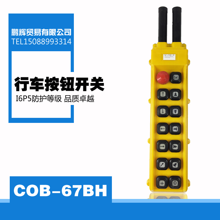 COB-67BH wagon button switch electric crane switch Lifting button lifting button upper and lower switch waterproof