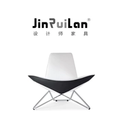 JinRuiLan thiết kế nội thất sáng tạo Ghế MY / ghế đàm phán da nhập khẩu Ghế phòng chờ ngoài trời
