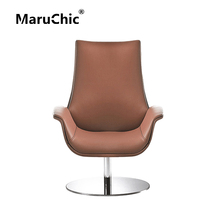 MaruChic office furniture kritria chair in the leather disc foot