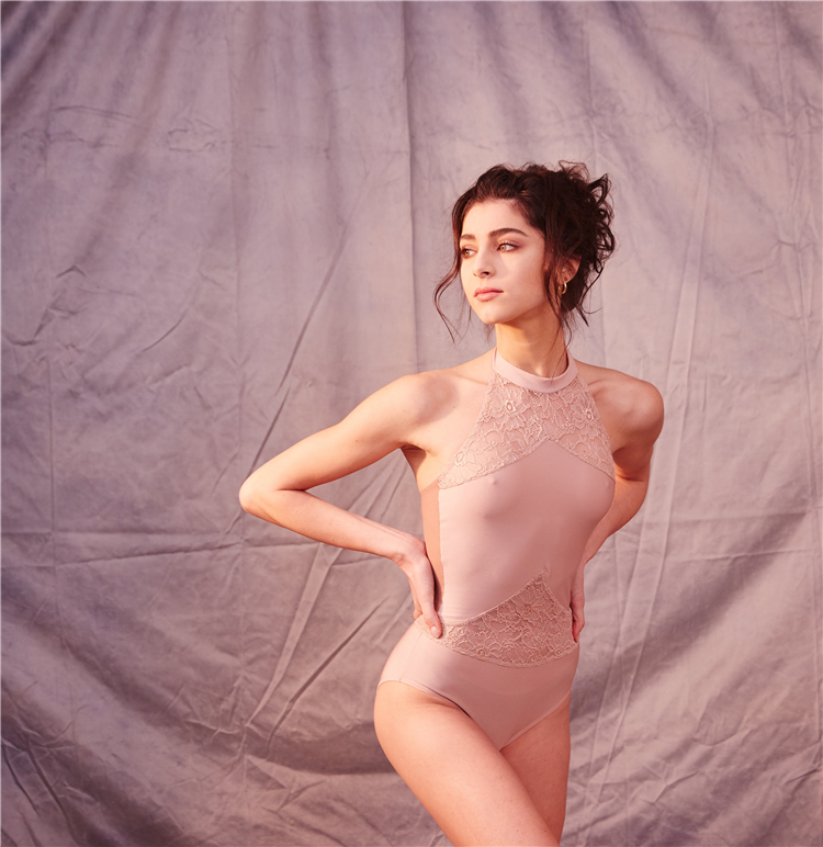Verme Ballet Italian imported Dellalo ballet dance body yoga practice suit gold label 19045