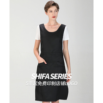 Barber shop high-end baked oil perm dyed apron apron men and women hairdressing manicure shop overalls waterproof non-stick hair custom