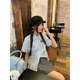 CCKOK college style bow shirt skirt 2024 summer age-reduced jk sweet two-piece suit for women