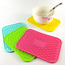 Thickened anti-scalding silicone pot pad heat insulating pad rectangular table pad dish pad coaster high temperature anti-slip anti-scalding pad