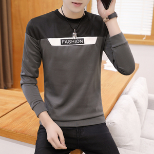 【卡瓦度】秋季长袖T恤男上衣打底衫