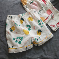 Pure Cotton Gauze Shorts Cute Student Sleep Pants Lady Little Fresh Home Pants