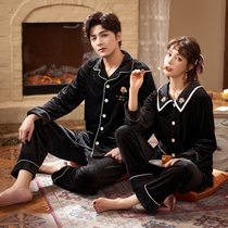 Mrs. Thlie Wife Sleepwear Woman Winter Island Suede Slim Suede Superior Black Coral Suede Slim Down Men Suit