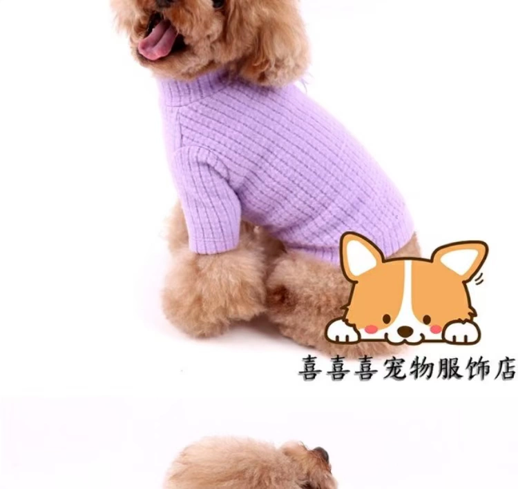 Quần bốn chân, quần áo chó, áo vest, mùa thu và mùa đông, mùa thu, Teddy, gấu, Bomei, chó nhỏ, chó con, trang phục thú cưng - Quần áo & phụ kiện thú cưng