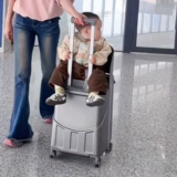 Детский чемодан, детская коляска с сидением, 20 дюймов, семейный стиль