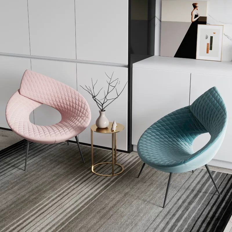 Modern Creative Bonardo Chair Fiberglass Irregular Circle Chair Model House Villa Living Room Art Leisure Single Chair
