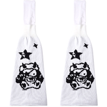 Socks Harajuku style y2k hot girl subculture Japanese jk college style calf long knitted autumn pile socks for women