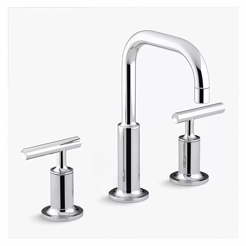 Piaorui Shi K-14406T-4-Cp/Af/Rgd Three-Hole 8inch Basin Bathroom Hot and Cold Faucet Piaorui Shi K-14406T-4-Cp/Af/Rgd Three-Hole 8inch Basin Bathroom Hot and Cold Faucet