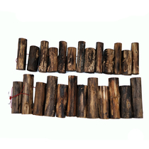 Anti-corrosion wooden pile fence carbonized solid wood guardrail garden decoration props home garden gardening wooden pier stump