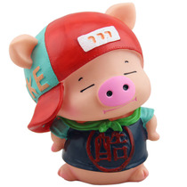 Creative cute not afraid to fall plus size cool tide pig piggy bank vinyl pig piggy bank Student birthday gift