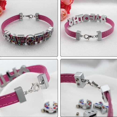 Плетеный брелок с аксессуарами ручной работы, маленький металлический аксессуар, «сделай сам»