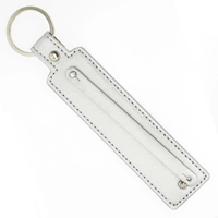 Серебряный металлический брелок