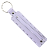Сиреневый металлический брелок