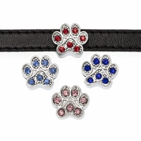 SL555-Собачья лапа с семью бриллиантами одного случайного цвета