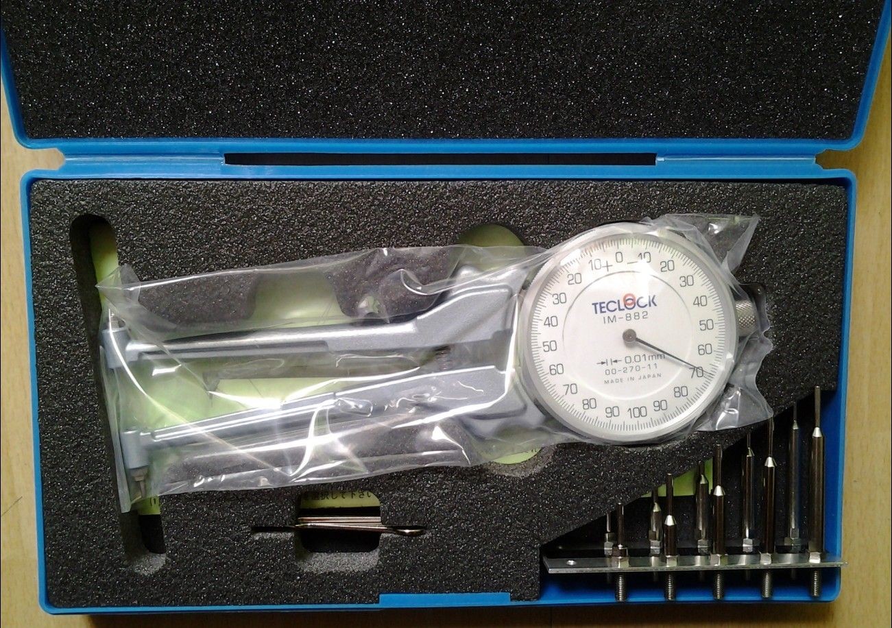 Japan TECLOCK IM-880IM-881IM-882 with table internal caliper original inner diameter caliper