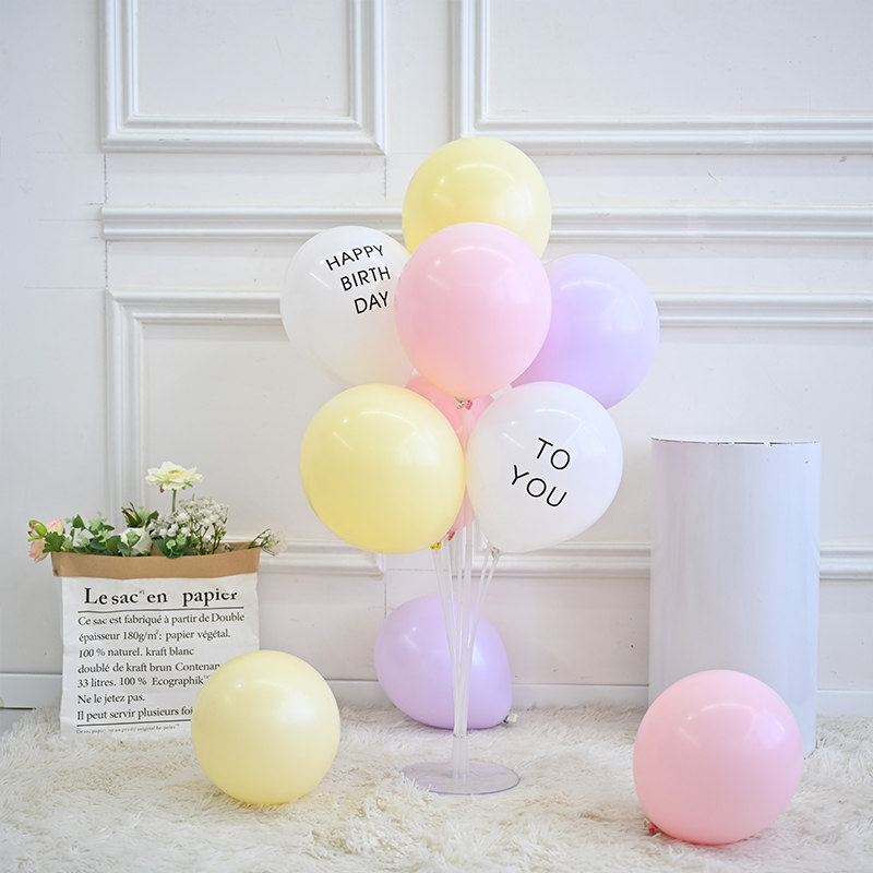 Birthday Air Ball Table Floating Balloons Bracket Children Balloon Rack Han Style Small Freshens Baby's Birthday Suit Table Swing
