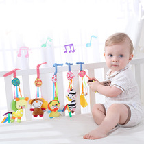 Baby toy bed bell hanging rattle teether music bed hanging 0-1 year old baby stroller pendant puzzle soothing