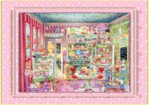 French imports DMC cross embroidered self-matching pieces original drawings Print HAE sugar fruit house colorful egg pastry shop