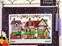 Drawings Print France Import DMC Cross embroidered self assorted pieces JL 8940-Country small shop new