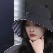 Lin Yun-recommended) Ultra multi-color selection of XIXD large cap peak fisherman sun protection hat UPF50 polo dot stripe double face