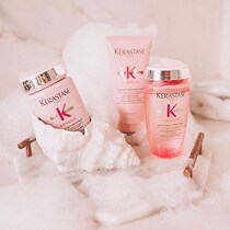 Fluffy to fly KKerastase card poetry meta-gas ginger-to-milk bottle anti-hair shampoo 80ML nourishing and refreshing