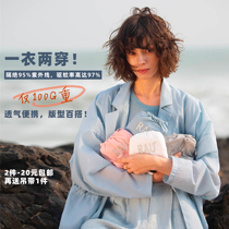 Light thin 100 lap) barrier 95% Ultraviolet RAU 2nd Generation Mosquito Repellent Sunscreen Suit Casual Multi Wear UPF50 