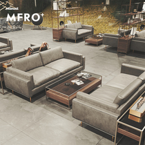 Modern Minimalist Halal Bar Lounge Reception Sofa Tea Table Clothing Business Hotel Sales Department Talks Sofa