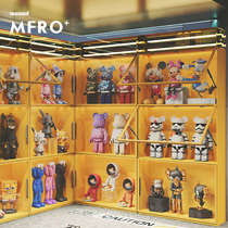 Hand-run glass display cabinet statue model Lego car customized containing display product violent bear swing piece toy