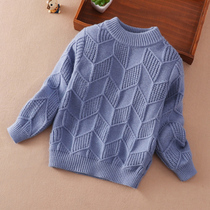 Childrens clothing boys boys and boys sweater pullover children 2021 new autumn and winter knitwear autumn and winter Korean version of foreign atmosphere tide