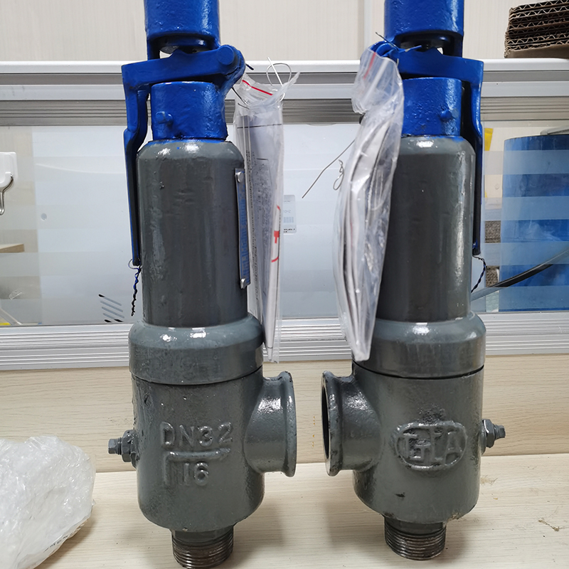 A28Y-16 Anhui Laian County Xinxing full-open cast iron steam boiler gas storage tank safety valve DN25 32