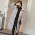Dịch vụ chống bánh mì mùa vụ 2019 Dongdaemun trên đầu gối quần áo cotton nữ bf sinh viên Hàn Quốc trong chiếc áo khoác dài dày xuống - Bông áo phao đẹp 2020 Bông