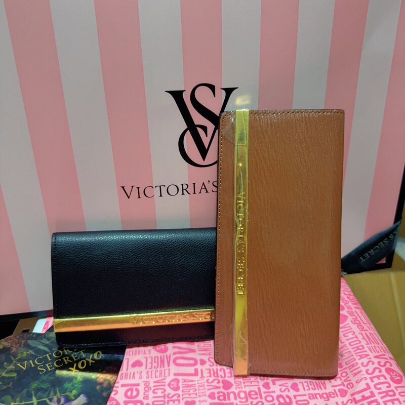 Authentic Victoria's Secret Long Snap-Button Wallet Card Holder Money Clip Authentic Victoria's Secret Long Snap-Button Wallet Card Holder Money Clip