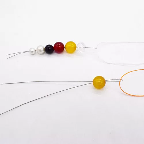 Аксессуар из жемчуга, четки из круглых бусин, бусины, тройник, DIY