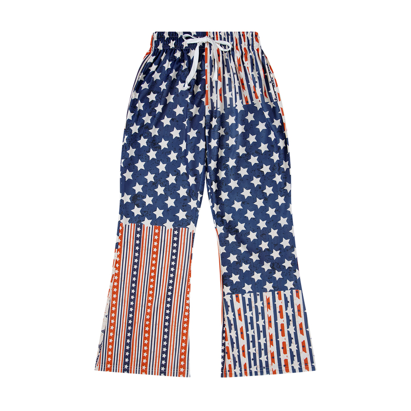 Tearsandsweat Basketball Training Pants, Same Style as Rui Ge, Usa Print American-Style Flared Sports Pants for All Seasons