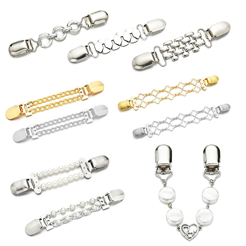 Amazon Cross-Border Vest Cardigan Sweater Clip Duckbill Clip Dress Tightening Clip Clothes Fixing Clip