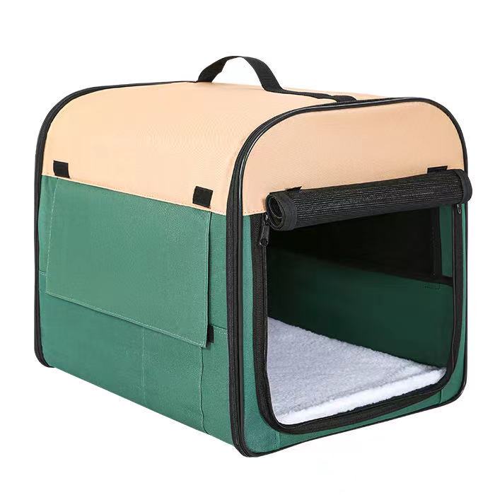 Go out portable folding cat bag car cage four seasons universal warm and breathable delivery room portable cat and dog cage kennel cat litter