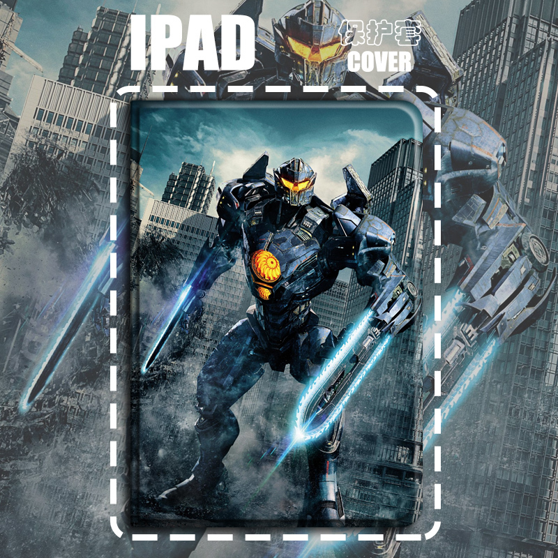 iPad 10Th Generation Tablet Protective Case Air 5 Apple Mini 6 Book-Style Suitable for 10.2 Inches 3 Pen Slots 8 Wanderer Pro 9.7 Soft Rubber Case 10.9 Mini Cartoon Old Model 4 Pacific Rim