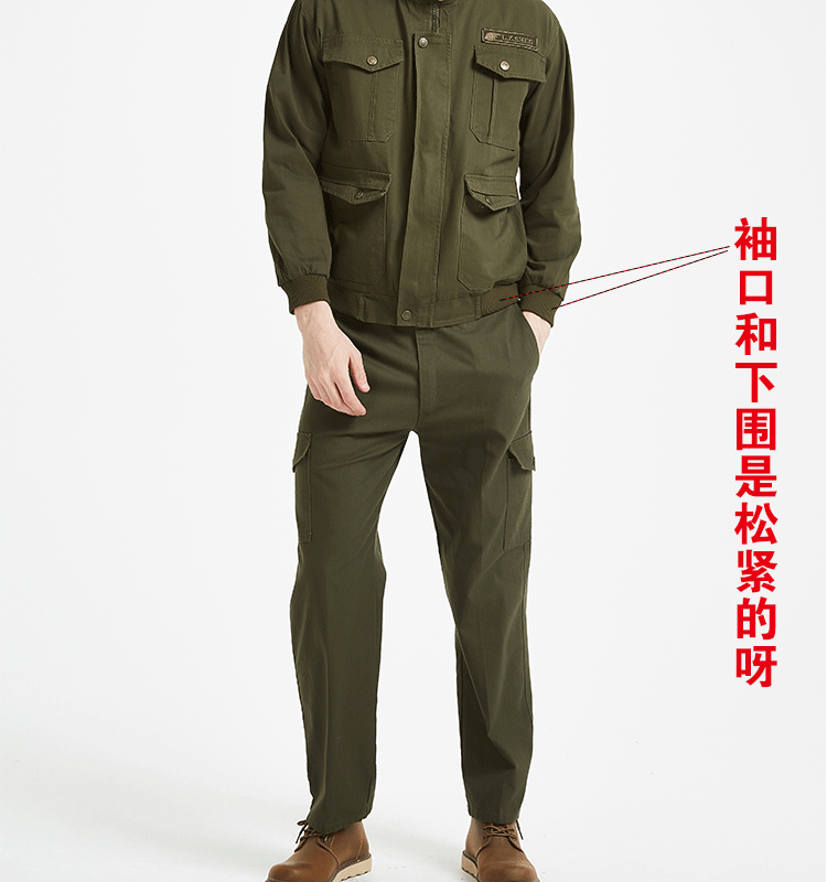 Quần áo bảo hộ lao động phù hợp với nam mùa thu và mùa đông dày hàn chống hàn chống mài mòn cộng với nhung bảo vệ quần áo áo ngụy trang áo khoác pijama nam