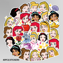 Japanese and Korean combination stickers waterproof Cherry cocoa Princess Drive to mini hand account sticker loose Chi bear notebook sticker