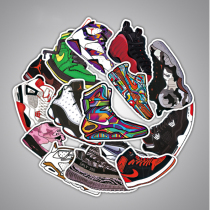 100 suitcase stickers Tide brand suitcase trolley case sneakers sticker guitar skateboard mobile phone computer sticker