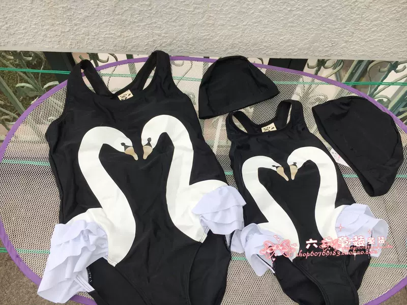 Girls Baby Siamese Bikini Đồ bơi cho trẻ sơ sinh Swan Cô gái áo tắm Kids Kids Đồ bơi