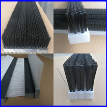 Brick machine strip brush PVC board brush board row brush long short nylon filament soft bristles hard bristles wear-resistant cleaning industrial brush strip