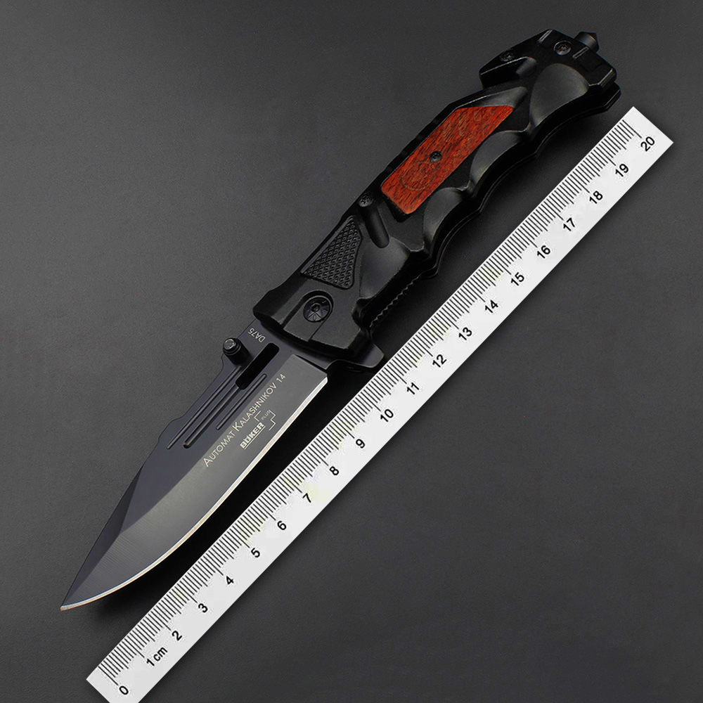 Outdoor heavy folding knife Swiss sergeant tool defensive cold weapon knife blade knife sharp hand knife