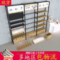 Mingchuang style Youpin shelf Double column side cabinet Boutique display rack Jewelry shelf Multi-function side cabinet Supermarket cabinet